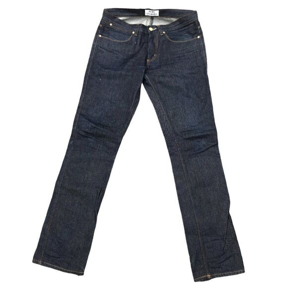 ACNE Studios Max Raw Denim Jeans, Size 32 - Picture 2 of 8